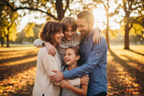 An happy and lving family